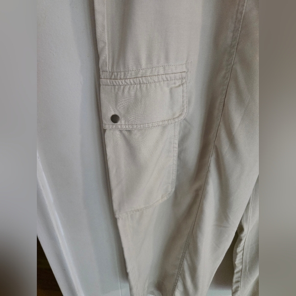 NWT Quince Vintage Wash Tencel Drawstring Cargo Pants - Picture 6 of 13